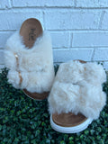 Ivory Fur Hearsay Corkys- Final sale