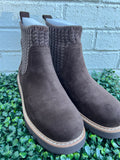 Chocolate Faux Suede Keep Me Warm Corkys