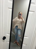 The Sandstone Stripe Blouse