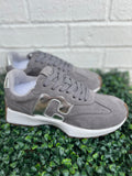 Grey Faux Suede No Prob Corkys