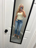 The Blue Ridge Cropped Straight Jeans