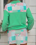 Mia Printed Pullover- Heirloom Patchwork- Final/Blowout sale