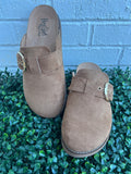 Tobacco Faux Suede Day Dream Corkys- Final sale