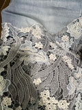 The Lace Luxe Denim Jeans- Final/Blowout sale