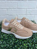Camel Faux Suede No Prob Corkys