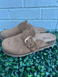 Tobacco Faux Suede Day Dream Corkys- Final sale