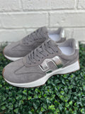 Grey Faux Suede No Prob Corkys