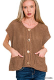 The Timeless Texture Sweater Vest- Final/Blowout sale
