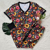 The Fall Floral PJ Set