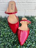 Red Patent Wanna Grab Drinks Corkys- Final/Blowout sale