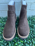 Chocolate Faux Suede Keep Me Warm Corkys