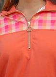 Mia Printed Pullover- Summer Crush Plaid- Final/Blowout sale