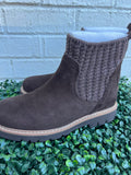 Chocolate Faux Suede Keep Me Warm Corkys