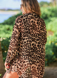 Sassy and Chic Leopard Tunic/ Cover Up- Final/Blowout sale