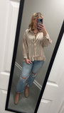 The Sandstone Stripe Blouse