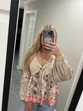 The Autumn Romance Floral Top