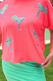 Margaritaville Sequin Patch Top- Final/Blowout sale