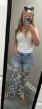 The Lace Luxe Denim Jeans- Final/Blowout sale