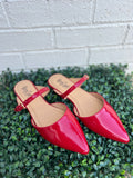 Red Patent Wanna Grab Drinks Corkys- Final/Blowout sale