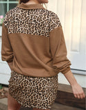 Mia Printed Pullover- Safari Chic Leopard