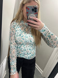 Kate Mesh Top- Western Paisley- Final/Blowout sale