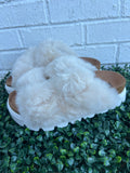 Ivory Fur Hearsay Corkys- Final sale