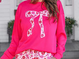 Bow in Bloom Luxe Pullover