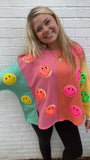 The Neon Smiley Dream Top- Final sale