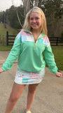 Mia Printed Pullover- Heirloom Patchwork- Final/Blowout sale