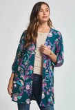 Dear Scarlett Lizzy Open Front Cardigan (Hunter Green- navy)- Final/Blowout sale