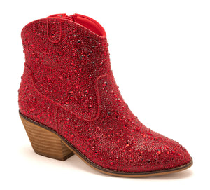 Red Rhinestones Shine Bright Corkys